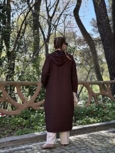A.Akay 3002 Kapitone Kap-Trenç Kahve