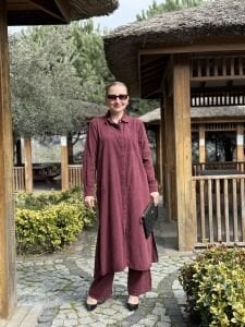 A.akay Nakışlı Takım(6021) Bordo