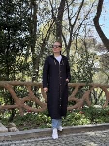 A.Akay 3002 Kapitone Kap-Trenç SİYAH