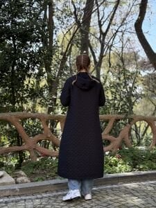 A.Akay 3002 Kapitone Kap-Trenç SİYAH