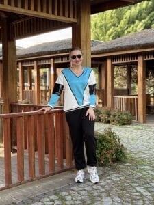 Modal bloklu takım Mavi