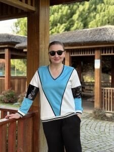 Modal bloklu takım Mavi