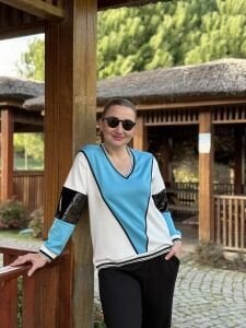 Modal bloklu takım Mavi