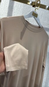 A.akay Uzun kol basic tişört Taş