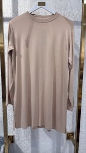 A.akay Uzun kol basic tişört Taş