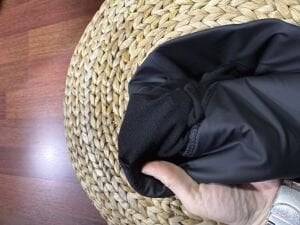 İçi şardonlu deri tayt mat siyah