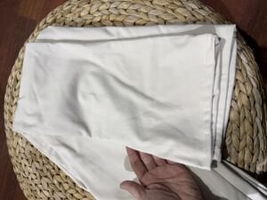 İçi polar bol paça tayt krem