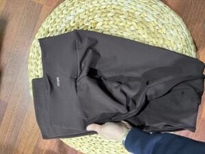 İçi polar bol paça tayt acı kahve