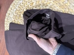 İçi polar bol paça tayt acı kahve