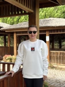 Orjinal marka Lost Minds sweat beyaz