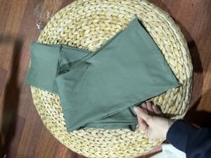 İçi polar bol paça tayt haki