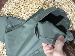 İçi polar bol paça tayt haki