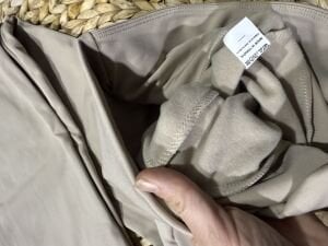 İçi polar bol paça tayt bej