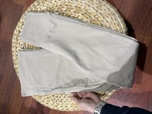 İçi polar bol paça tayt bej