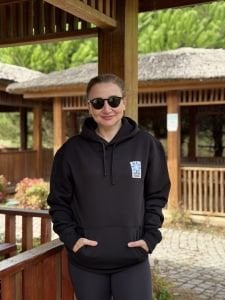 Orjinal marka Anti blue Kapüşonlu sweat siyah