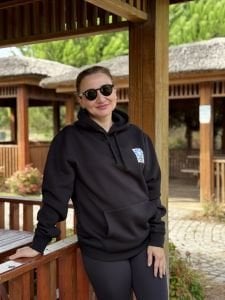 Orjinal marka Anti blue Kapüşonlu sweat siyah
