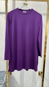 A.akay Uzun kol basic tişört Mor