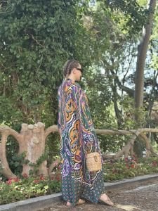 Rönesans viskon gömlek elbise