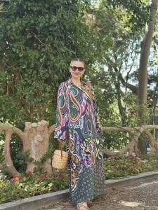 Rönesans viskon gömlek elbise