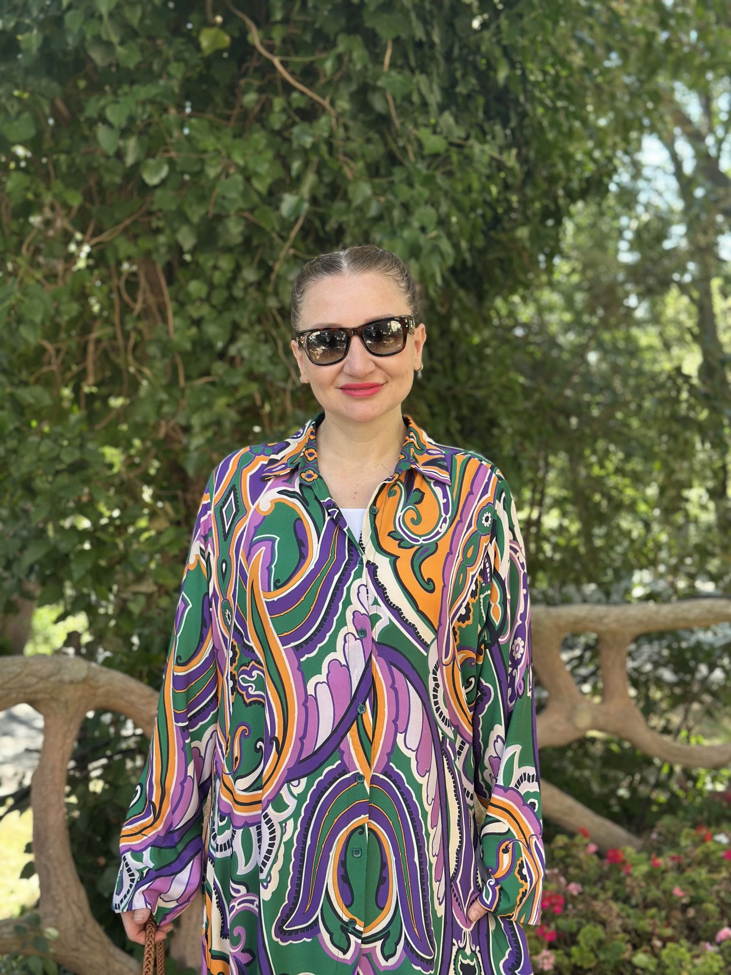 Rönesans viskon gömlek elbise