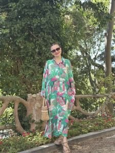 Masal viskon gömlek elbise