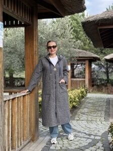 A.Akay Fermuarlı Kaşe kap laci