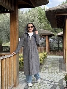 A.Akay Fermuarlı Kaşe kap laci