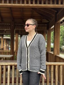 ZARA MODEL Kolej hırka gri