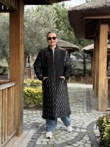 Premium ithal Rugan mont siyah