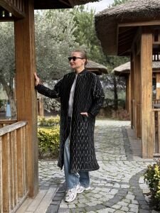 Premium ithal Rugan mont siyah