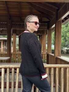 ZARA MODEL Kolej hırka siyah