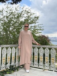 A.akay 5108  CEMRE Kupra Takım 3 Beden - BEJ