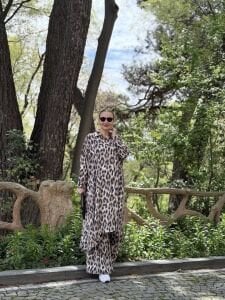 Leopar Pamuk Tensel Takım 719