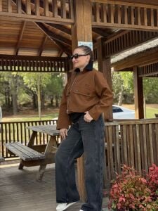 Orjinal Mng yani dikiş kot pantolon Antrasit