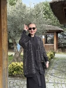 A.akay Pera tasarım 3lü Takım siyah