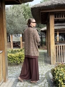 A.akay Pera tasarım 3lü Takım Kahve