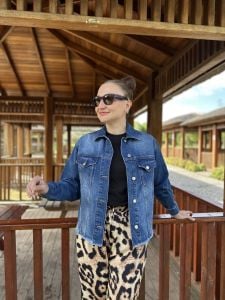 Orjinal marka Lacivert kot ceket