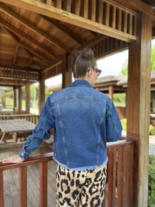 Orjinal marka Lacivert kot ceket