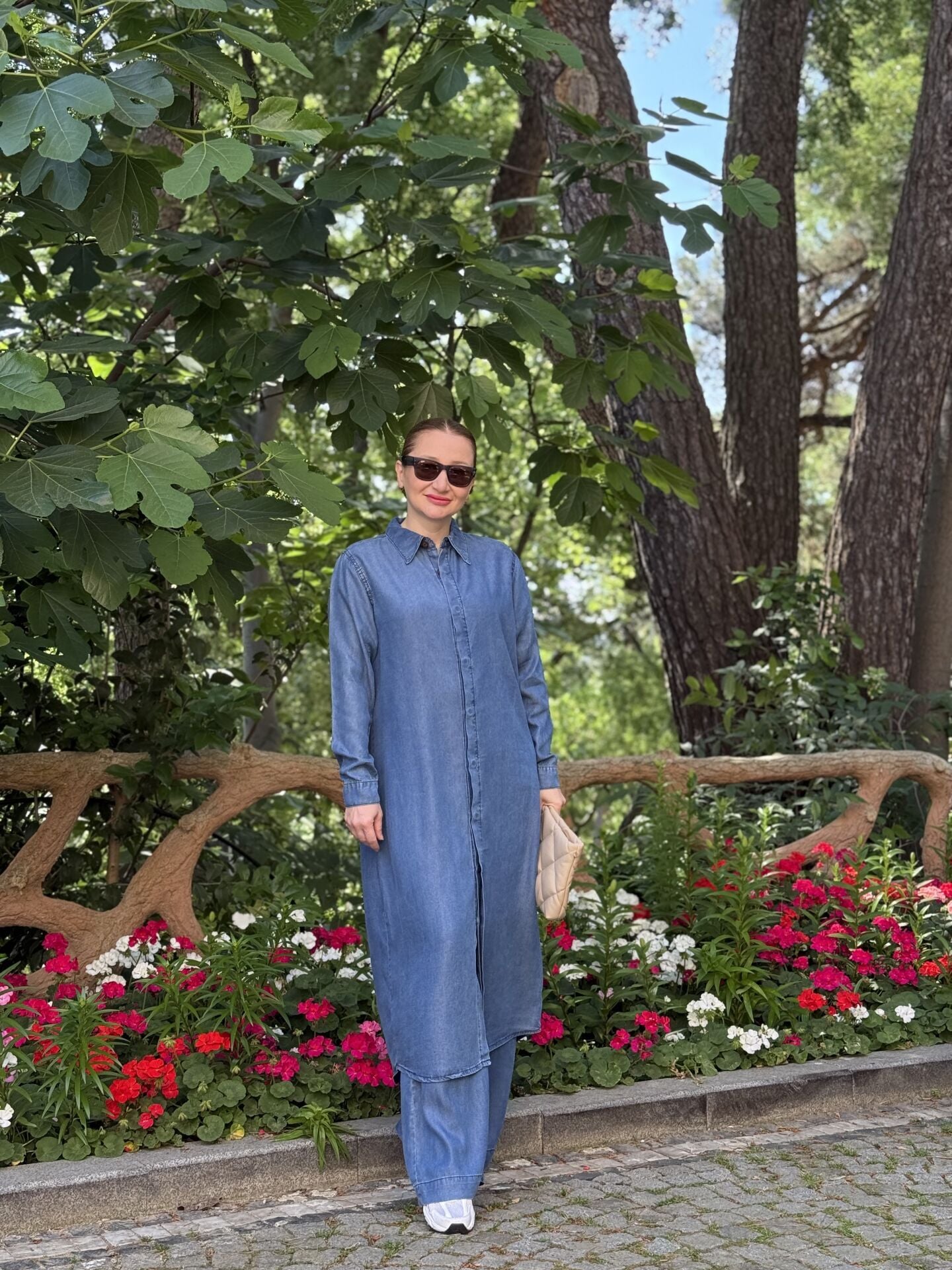 A.akay Denim tensel takım mavi