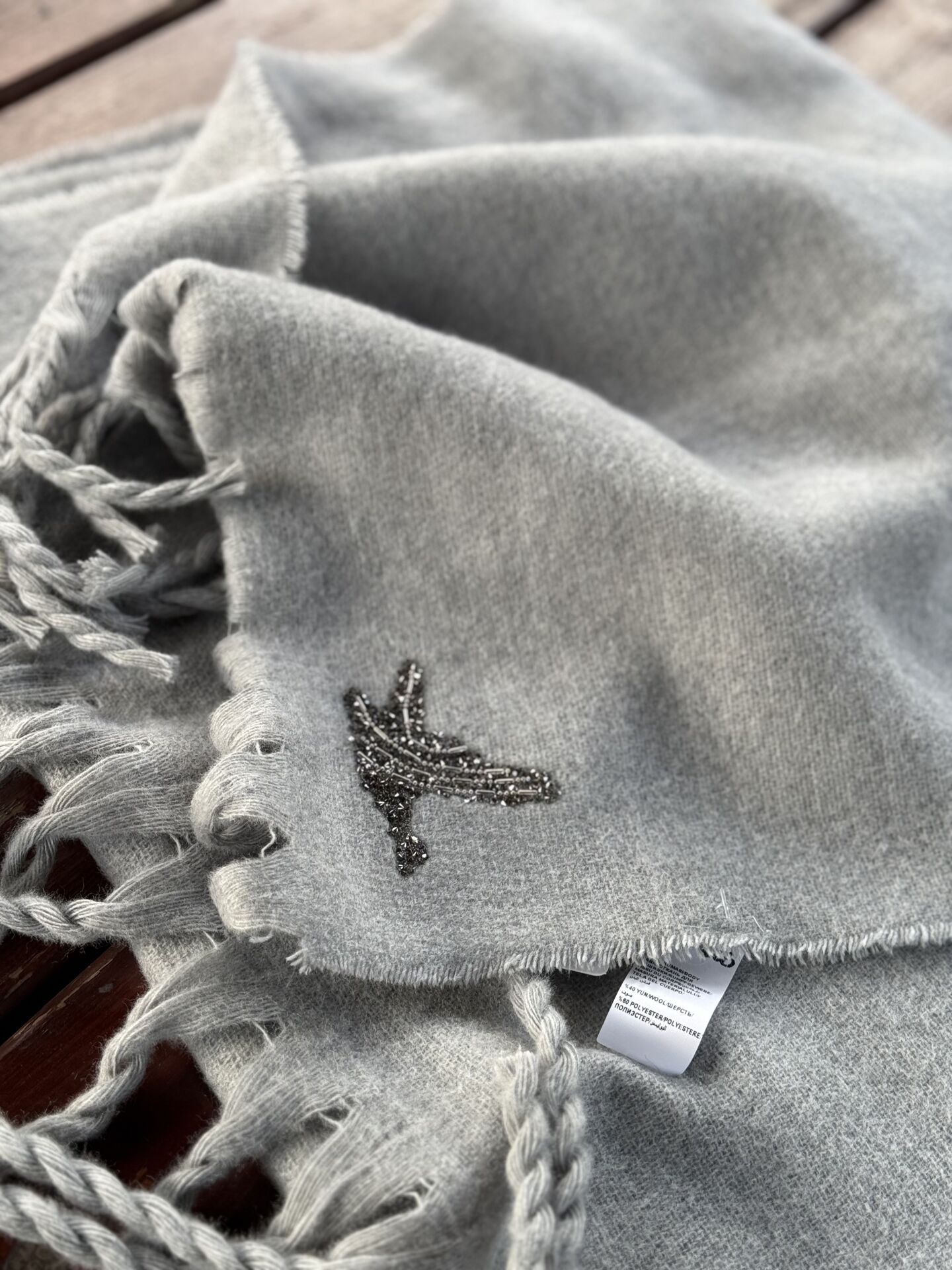 Bym Yumoş atkı Gri