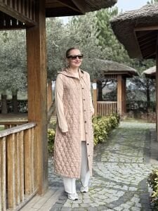 A.Akay Kapitone Yelek bej