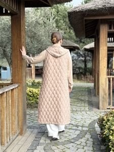 A.Akay Kapitone Yelek bej