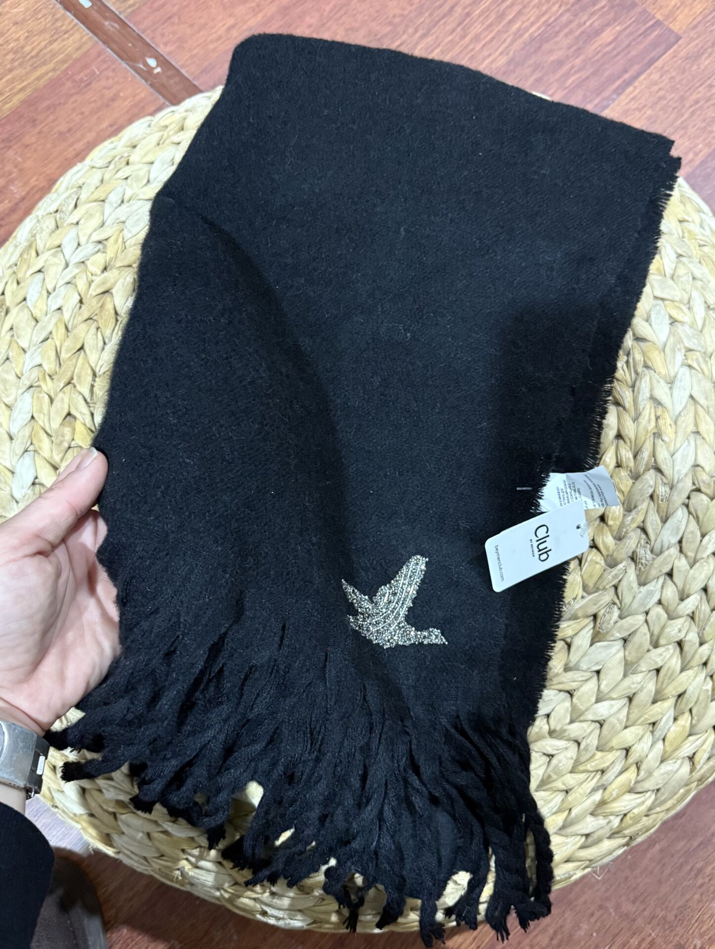 Bym Yumoş atkı siyah