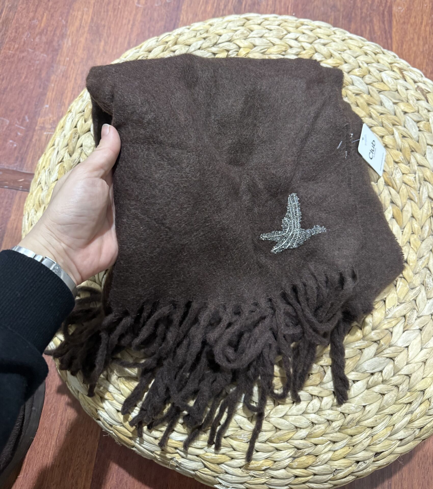 Bym Yumoş atkı kahve