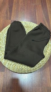 Kahve şardonlu alt eşofman