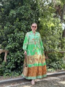 YEŞİL FLORA TASARIM Katleya Elbise