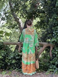 YEŞİL FLORA TASARIM Katleya Elbise