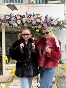 Premium Astarlı kısa KÜRK Bordo