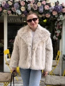 Premium Astarlı kısa KÜRK taş