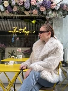 Premium Astarlı kısa KÜRK taş